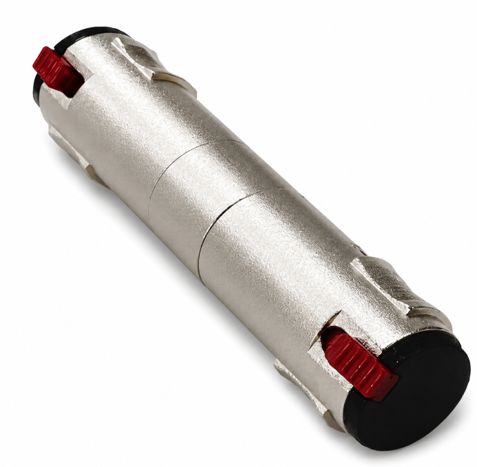 Unión Jack 6.3 mm Hembra a Hembra con Seguro Radox | 705-100