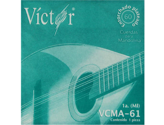 Paquete 10 Cuerdas Sueltas Victor Mandolina 1a