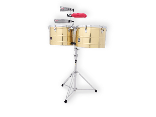 LP LP1516-BZ — Timbales Lp "Prestige" 15" & 16", Bronce Con Atril
