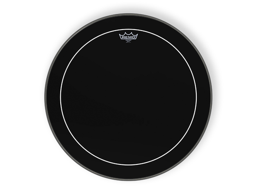 Remo ES-1622-PS- — Parche Remo Ebony Pinstripe 22'' Negro