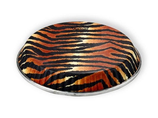 Remo M4-1250-S6-D1007 — Parche Remo Skyndeep Crimplock Symmetry Para Tumbadora Lp 12 1/2'', Tigre