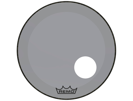 Remo P3-1322-CT-SMOH — Parche Remo Colortone™ Powerstroke® 3 22'', Gris Con Perforacion 5''