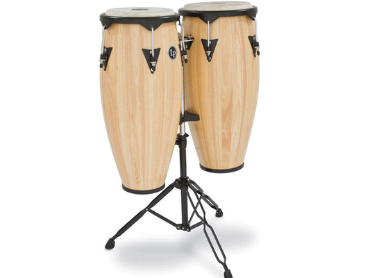 LP LP647NY-AW — Congas Lp City 11'' & 12'', Madera Natural Con Atril