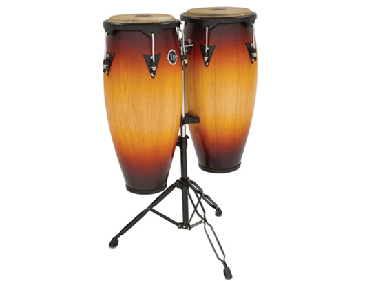 LP LP647NY-VSB — Congas Lp City 11'' & 12'' Mad. Somb. Con Atril