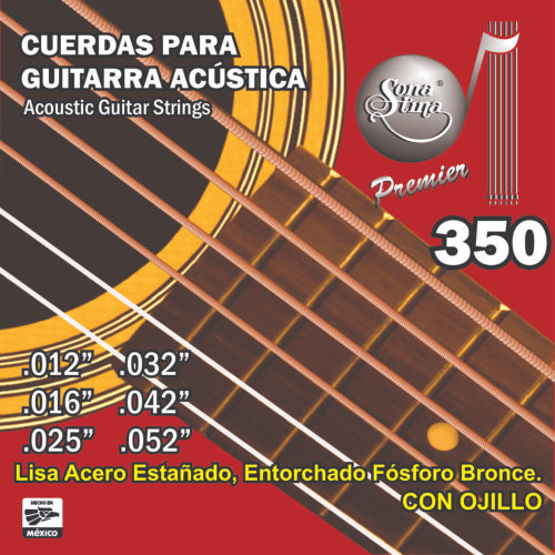 Cuerda Suelta Guitarra Acústica Acero Estañado .016
