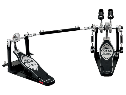 Tama HP900PWN — Pedal Doble Tama ''Iron Cobra - Power Glide'' Para Bombo Con Estuche