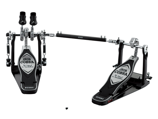 Tama HP900PWLN — Pedal Doble Tama Para Bombo, Zurdo, Con Estuche