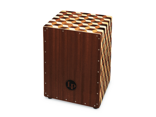 LP LP1423 — Cajon Lp ''3D Cube'' Roble Siam + Lila India Con Funda