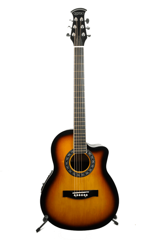 Guitarra Electroacústica Tipo Ovation Sunburst