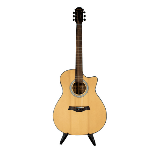 Guitarra Electroacústica Campero Caoba Con Resaque Mate