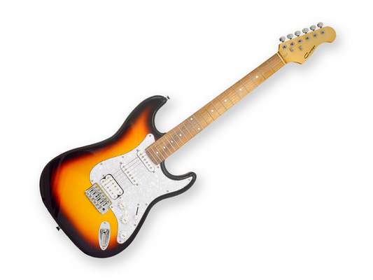 Caraya E-211 BS — Guitarra Electrica Caraya, Sombreada Con Funda Y Tahali