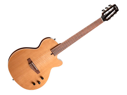 Cort SUNSETNYLECTRICIINAT — Guitarra Electrica Cort Natural Con Funda
