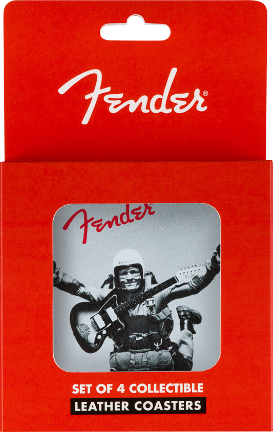 Conjunto de 4 Posavasos Fender™ Vintage Ads
