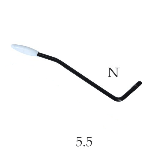 Brazo P/tremolo Negro Punta Blanca Pa001-nb