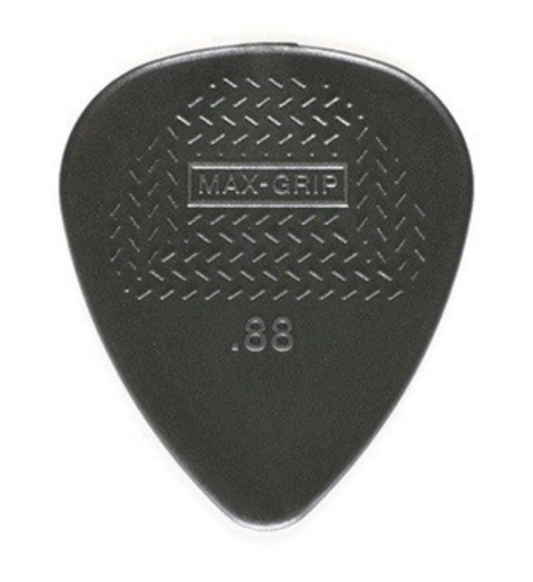 Pua Dunlop Nylon Max Grip 0.88 Gris 36 Piezas