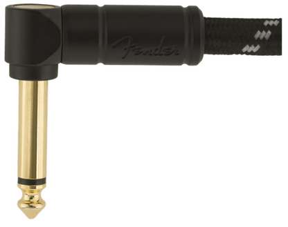 Cable Fender Deluxe Series para Instrumento de 5.5 Metros Recto/Angular Black Tweed