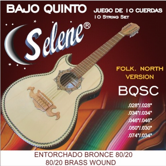Encordadura Super Contacto Bajo Quinto Bronce BQSC