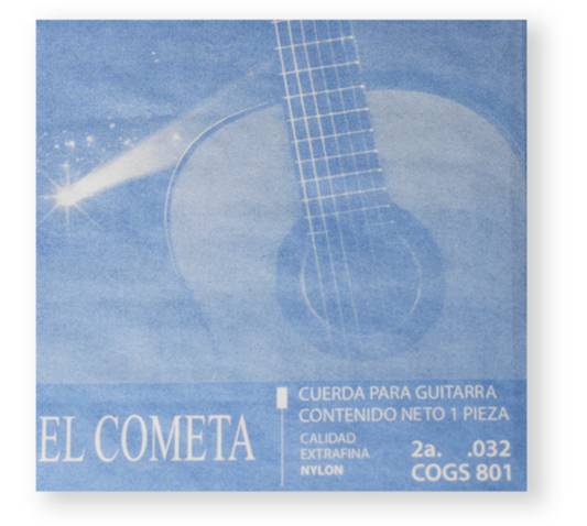Cuerda para Guitarra el Cometa Nylon 2a