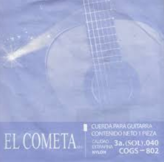 Cuerda para Guitarra el Cometa Nylon 3a