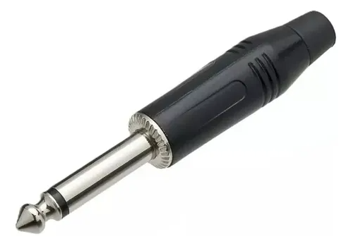 Plug Mono 6.3 mm de Baquelita Negro Radox | 705-910