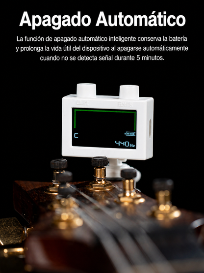 Afinador Digital Cromatico Guit bajo Uku Amarillo Cherub