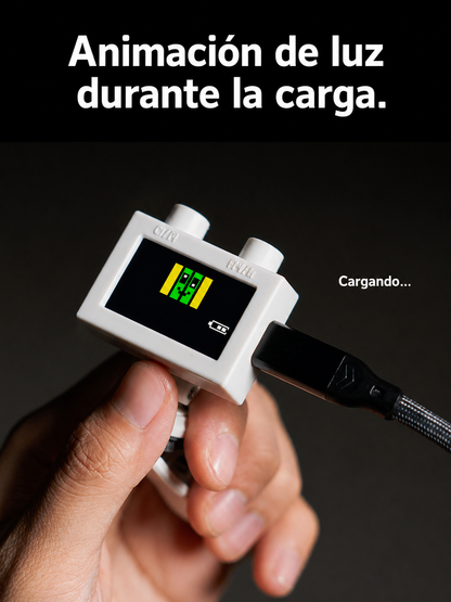 Afinador Digital Cromatico Guit bajo Uku Blanco Cherub