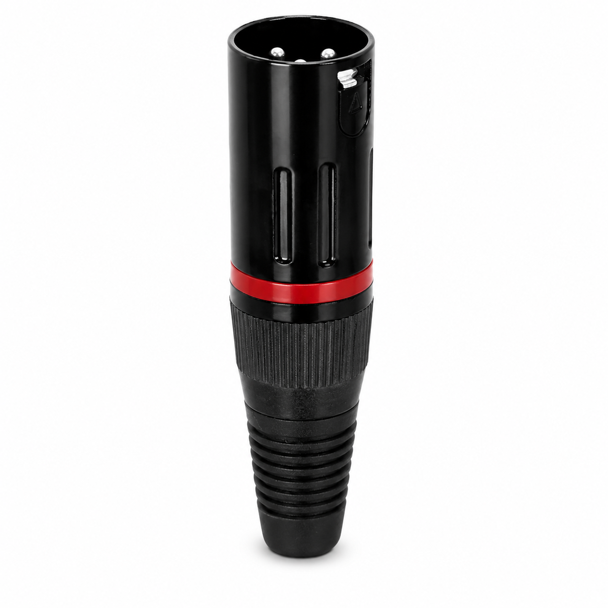 Conector Cannon Macho de 3 Pines Metálico Negro Radox | 705-707