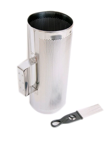 Guira de Metal,hecho de Acero Inoxidable de 5 Pulgadas por 12 Pulgadas (incluye Raspador) Mg1-h125