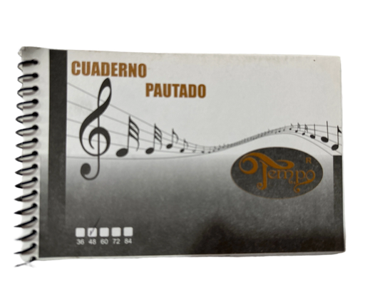 Cuaderno Pautado de 48 Paginas Media Carta Tempo Pbm-48