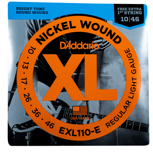 Encordadura D'Addario Guitarra Eléctrica EXL110-E