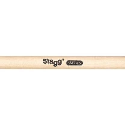 Paquete de 6 Baquetas de Maple 7an Punta de Naylo Sm7an