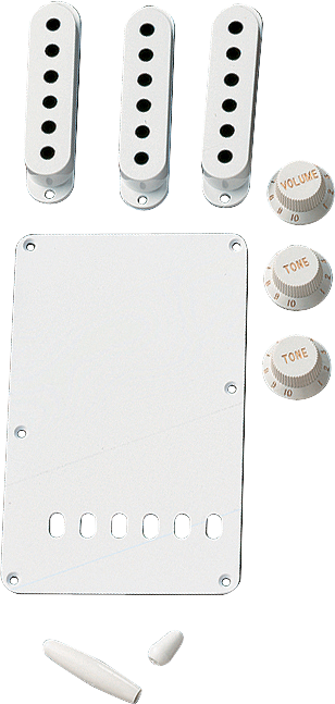 Kit de Accesorios para Stratocaster® de Estilo Vintage - Blanco