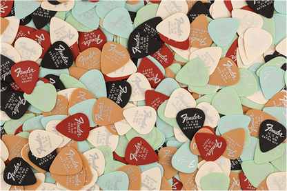Puasd Fender Dura-tone® Delrin Pick, Forma 351, Paquete de 12 .46 Mm