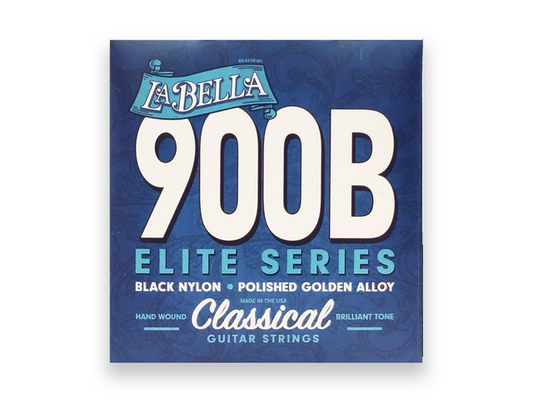 Encordadura La Bella Guitarra Clásica Nylon Negro Golden