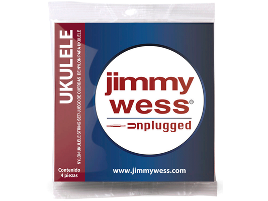 Encordadura Jimmy Wess para Ukulele, Nylon Negro