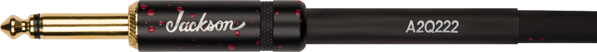 Cable de Alto Rendimiento Jackson Negro y Rojo 3.33m