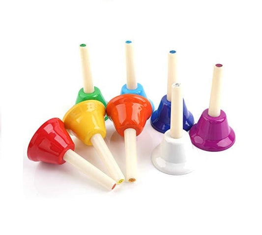 Campanas Infantiles Kinder Set de 8 Piezas en Colores Copacabana