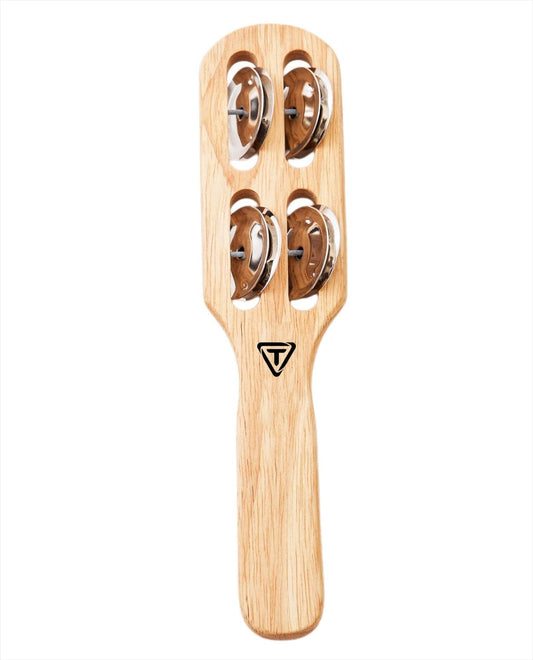 Jingle Stick G16 de Madera con 4 Pares de Jingles