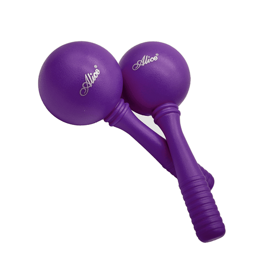 Maracas Color Morado Par Alice A045m/pu