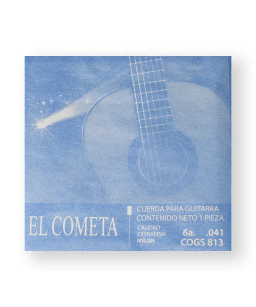 Paquete de 6 Cuerdas El Cometa Guitarra Clásica Nylon 6a