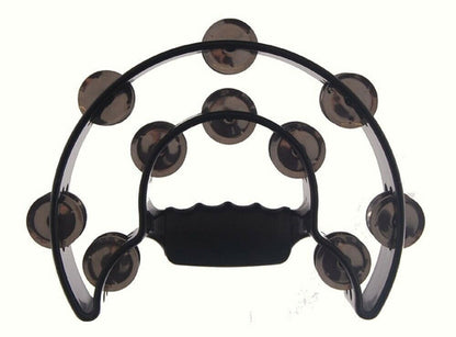 Pandero Media Luna Doble Negro Alice Atb002/bk