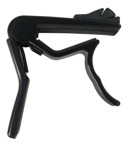 Capo P/guitarra Acustica Negro Alice con Portapuas