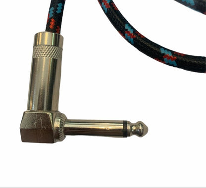 Cable Audio Planchado Plug 6,3 Mono "l" 5m
