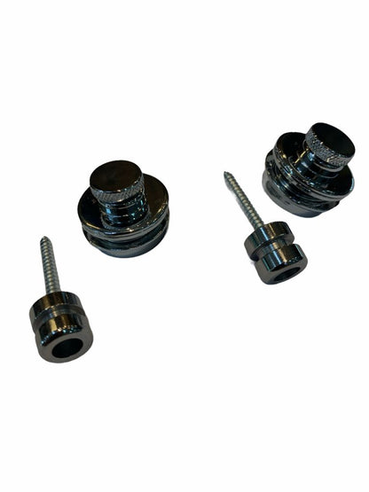 Juego de Strap Locks Metálicos Cromados para Correa Radox | 043-333