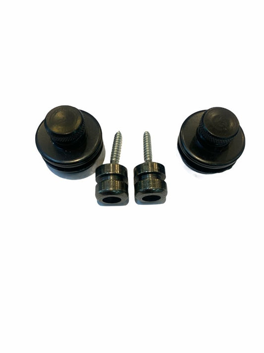 Juego de Strap Locks Metálicos Negros para Correa Radox | 043-334
