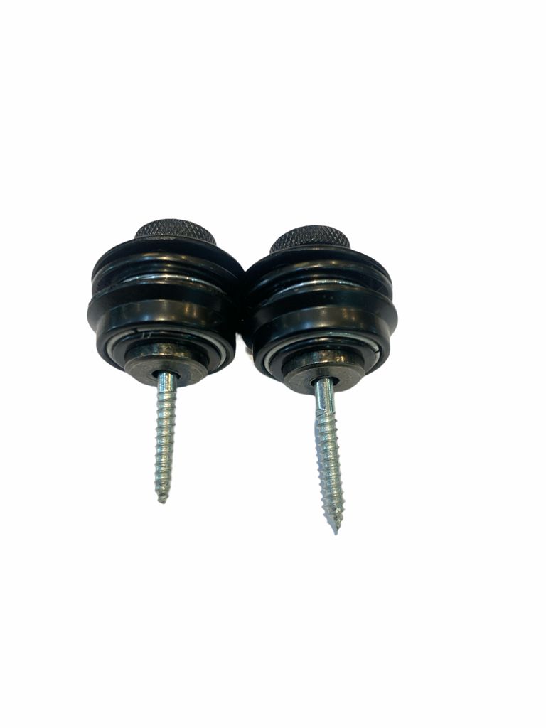 Juego de Strap Locks Metálicos Negros para Correa Radox | 043-334