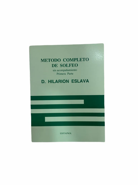 Metodo Completo de Solfeo de los Solfeos Primera Parte
