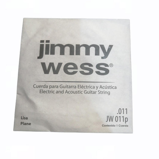 Paquete de Cuerdas Guitarra Eléctrica/Acústica Jimmywess Lisa .011