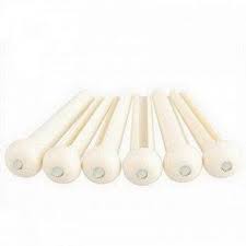 Pin P/guitarra Abs Marfil Dot Radon 3mm Paq C/10 Alice
