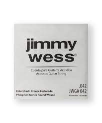 Paquete de Cuerdas Jimmy Wess Guitarra Acústica .042 Bronce Fosforado